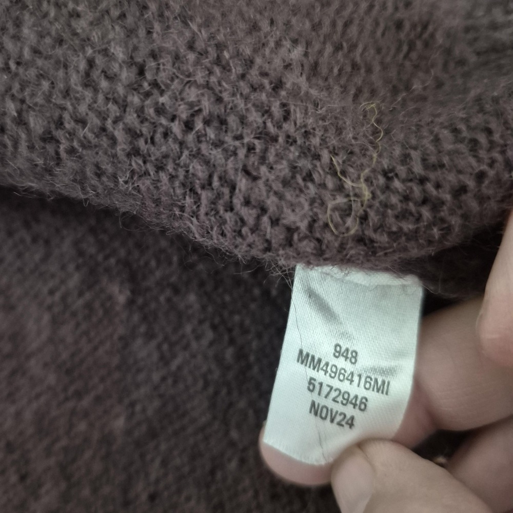 Melrose and Market Cardigan Sweater Womens XL Brown‎ Open Front Knit Cozy Soft - Picture 4 of 8